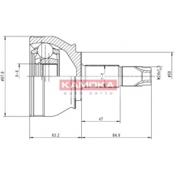 pusašio šarnyras
                                KAMOKA                                6692, KAMOKA, 6692, auto detalė