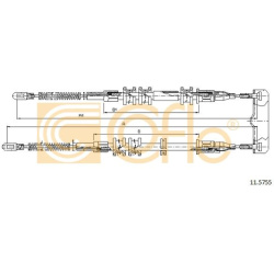 trosas, stovėjimo stabdys
                                COFLE                                                11.5755, Nenu