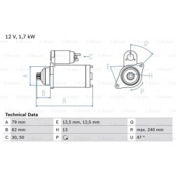 Starteris
                                BOSCH                                                0986025150, BOSCH, 0986025150,