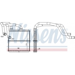 šilumokaitis, salono šildymas ** FIRST FIT **
NISSENS
