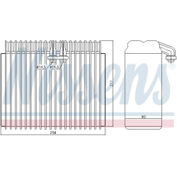 garintuvas, oro kondicionierius
                                NISSENS                                                92171,