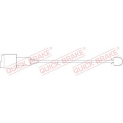 įspėjimo kontaktas, stabdžių trinkelių susidėvėjimas
                                QUICK BRAKE                      