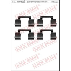 priedų komplektas, diskinių stabdžių trinkelės
                                QUICK BRAKE                              