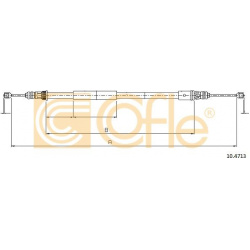 trosas, stovėjimo stabdys
                                COFLE                                                10.4713, Nenu