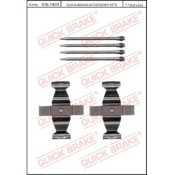 priedų komplektas, diskinių stabdžių trinkelės
                                QUICK BRAKE                              