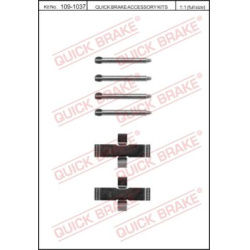 priedų komplektas, diskinių stabdžių trinkelės
                                QUICK BRAKE                              