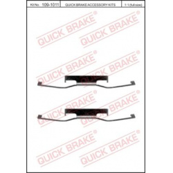 priedų komplektas, diskinių stabdžių trinkelės
                                QUICK BRAKE                              