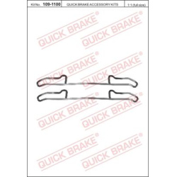 priedų komplektas, diskinių stabdžių trinkelės
                                QUICK BRAKE                              