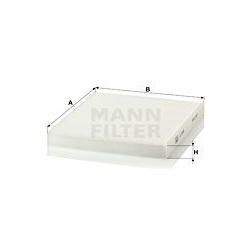 filtras, salono oras
                                MANN-FILTER                                CU23009, MANN-FILTER, CU23009