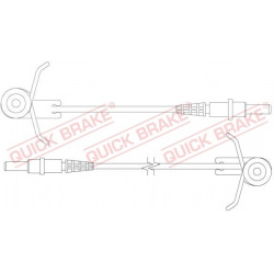 įspėjimo kontaktas, stabdžių trinkelių susidėvėjimas
                                QUICK BRAKE                      