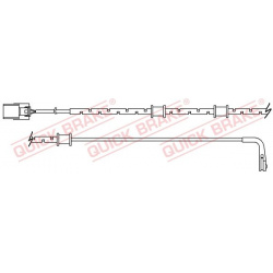 įspėjimo kontaktas, stabdžių trinkelių susidėvėjimas
                                QUICK BRAKE                      