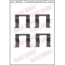 priedų komplektas, diskinių stabdžių trinkelės
                                QUICK BRAKE                              