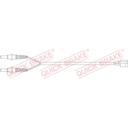 įspėjimo kontaktas, stabdžių trinkelių susidėvėjimas
                                QUICK BRAKE                      