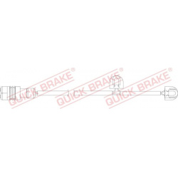 įspėjimo kontaktas, stabdžių trinkelių susidėvėjimas
                                QUICK BRAKE                      