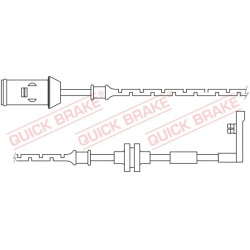 įspėjimo kontaktas, stabdžių trinkelių susidėvėjimas
                                QUICK BRAKE                      