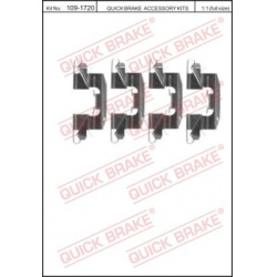 priedų komplektas, diskinių stabdžių trinkelės
                                QUICK BRAKE                              