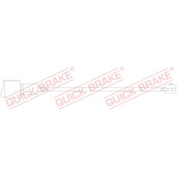 įspėjimo kontaktas, stabdžių trinkelių susidėvėjimas
                                QUICK BRAKE                      