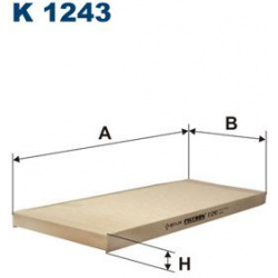 filtras, salono oras
FILTRON K1243, Nenurodyta