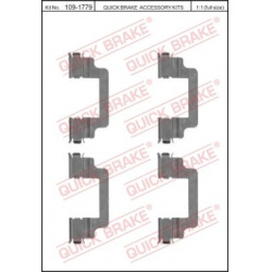 priedų komplektas, diskinių stabdžių trinkelės
                                QUICK BRAKE                              