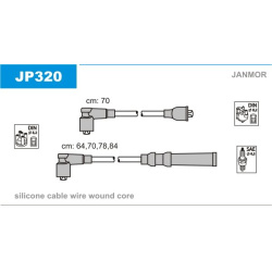uždegimo laido komplektas
                                JANMOR                                                JP320, JANMO