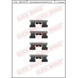 priedų komplektas, diskinių stabdžių trinkelės
                                QUICK BRAKE                              