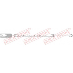 įspėjimo kontaktas, stabdžių trinkelių susidėvėjimas
QUICK BRAKE