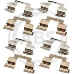 priedų komplektas, diskinių stabdžių trinkelės
                                A.B.S.                                   