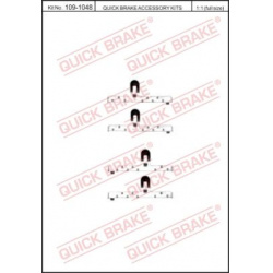 priedų komplektas, diskinių stabdžių trinkelės
                                QUICK BRAKE                              