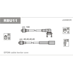 uždegimo laido komplektas
                                JANMOR                                                RBU11, JANMO