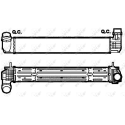 tarpinis suslėgto oro aušintuvas, kompresorius
                                NRF                                30268, NR