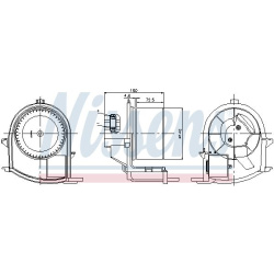 Vidaus pūtiklis
NISSENS 87047, NISSENS, 87047