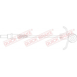 įspėjimo kontaktas, stabdžių trinkelių susidėvėjimas
                                QUICK BRAKE                      
