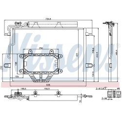 kondensatorius, oro kondicionierius ** FIRST FIT **
                                NISSENS                                  