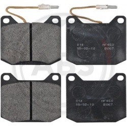 stabdžių trinkelių rinkinys, diskinis stabdys
                                A.B.S.                                      