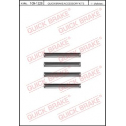 priedų komplektas, diskinių stabdžių trinkelės
                                QUICK BRAKE                              