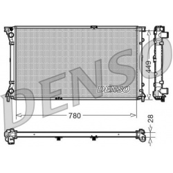 Aušinimo radiatorius
                                DENSO                                                DRM23098, DENSO, D