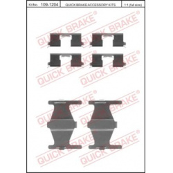 priedų komplektas, diskinių stabdžių trinkelės
                                QUICK BRAKE                              