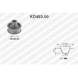 paskirstymo diržo komplektas
                                SNR                                                KD453.00, SN