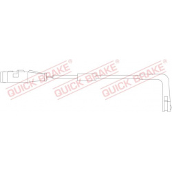 įspėjimo kontaktas, stabdžių trinkelių susidėvėjimas
                                QUICK BRAKE                      