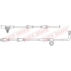 įspėjimo kontaktas, stabdžių trinkelių susidėvėjimas
                                QUICK BRAKE                      