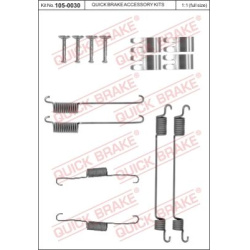 Stabdžių kaladėlių (būgn) montavimo dalys
                                QUICK BRAKE                                105