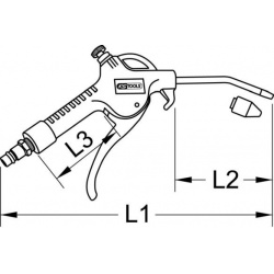 išsiurbimo ir prapūtimo pistoletas (pneumatinis)
                                KS TOOLS                                51