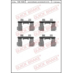 priedų komplektas, diskinių stabdžių trinkelės
                                QUICK BRAKE                              