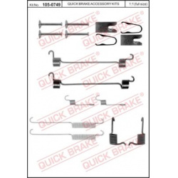 priedų komplektas, stabdžių trinkelės
QUICK BRAKE