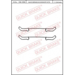 priedų komplektas, diskinių stabdžių trinkelės
                                QUICK BRAKE                              