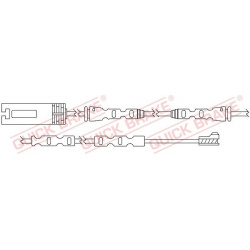 įspėjimo kontaktas, stabdžių trinkelių susidėvėjimas
                                QUICK BRAKE                      