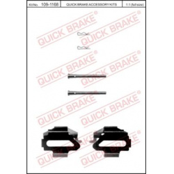 priedų komplektas, diskinių stabdžių trinkelės
                                QUICK BRAKE                              