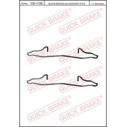 priedų komplektas, diskinių stabdžių trinkelės
                                QUICK BRAKE                              