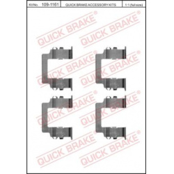 priedų komplektas, diskinių stabdžių trinkelės
                                QUICK BRAKE                              