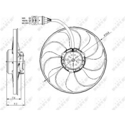 ventiliatorius, radiatoriaus
                                NRF                                                47393, NRF, 4